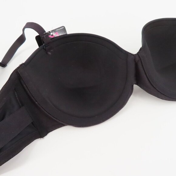 Maidenform 36C Bra SE6990 Black Self Expressions Removable Straps Strapless NEW - Picture 7 of 12